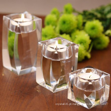 Suporte para Tealight de Cristal Romântico para Decoração